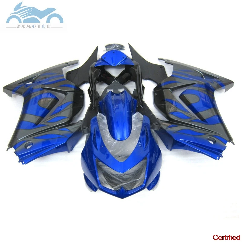 New fairings kit for Kawasaki 2008-2014 Ninja250 ZX 250R motorcycle fairing kits EX250 08 09-14 blue gray parts