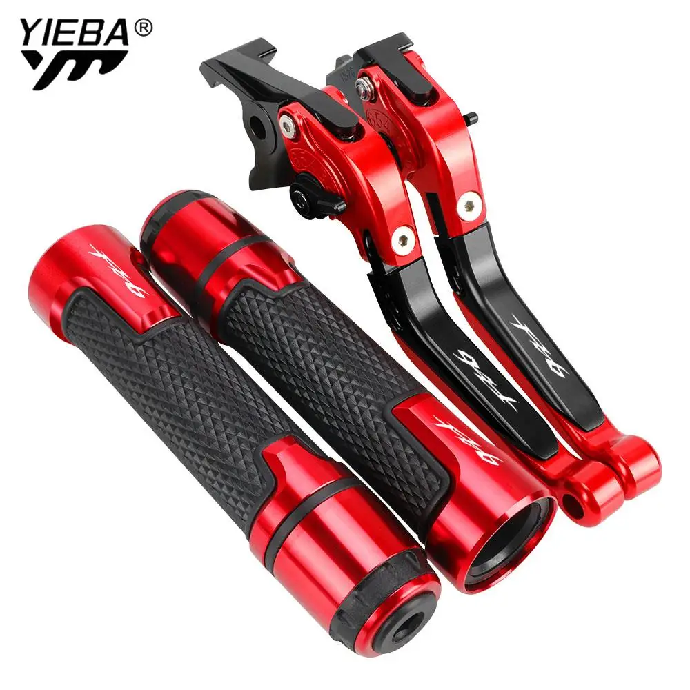 

FZ6 FAZER Motorcycle Adjustable Brake Clutch Levers Handbar End Grips FOR YAMAHA FZ6FAZER 2004 2005 2006 2007 2008 2009 2010