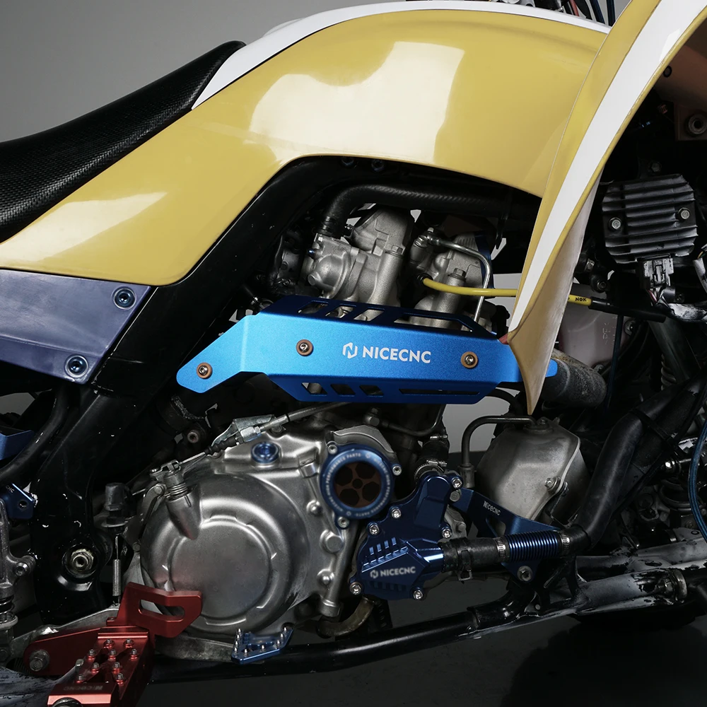 NICECNC Raptor 700 ATV Mittelrohr Hitzeschild Schutzabdeckung Schutz für Yamaha RAPTOR 700 700R YFM700 SE SPECIAL 2015–2024