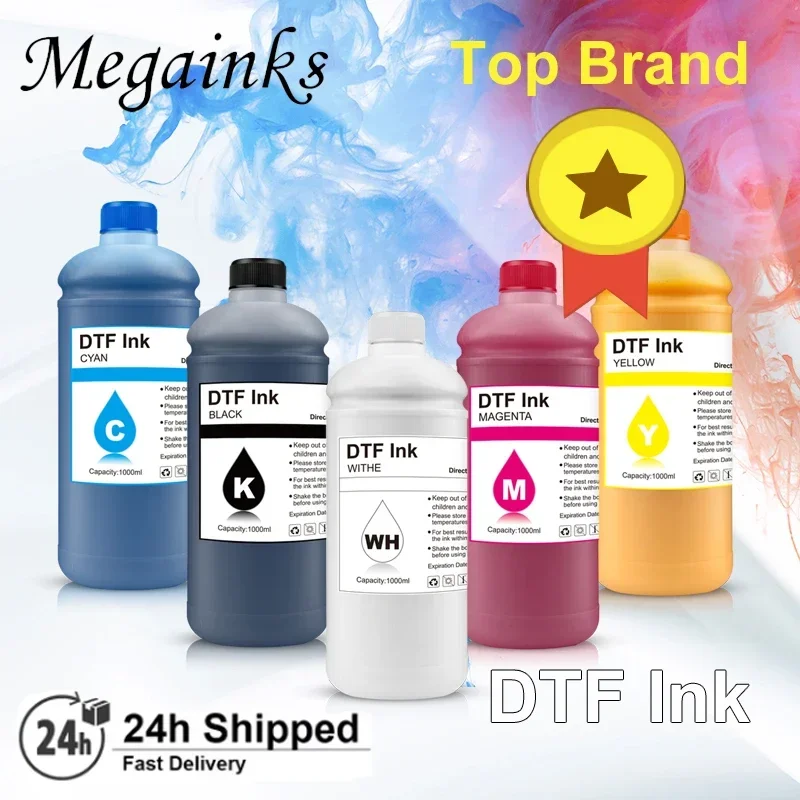 1000ML DTF Ink Direct Transfer Film Heat Transfer For Epson I3200 P800 L1800 1390 L800 L805 1430 3880 PET Film Ordinary Quality