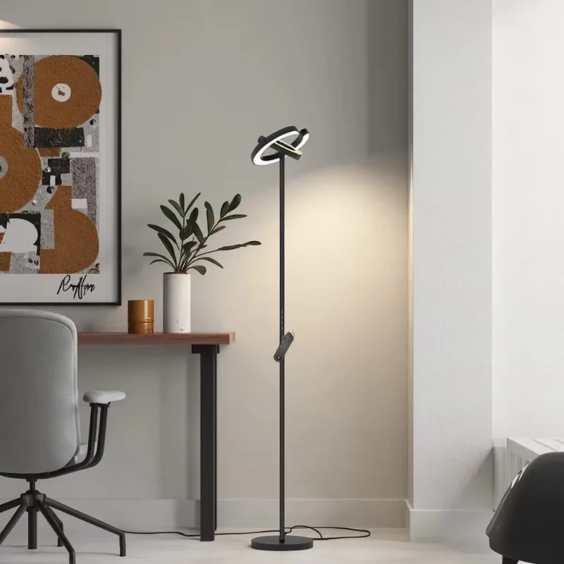 Factory direct sales Led floor lamp metal round room lighting mode dimmable eye protection Led floor lamp home decoration