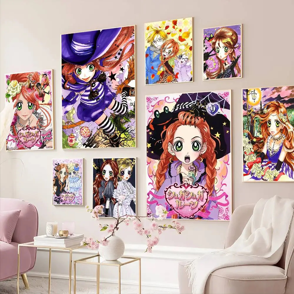 Pósteres de Anime S-Sugar Sugar Rune, carteles adhesivos de calidad HD, arte de pared, carteles Retro para decoración de habitación Kawaii del hogar