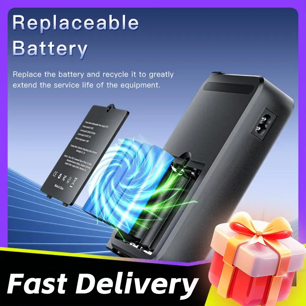 UPS مصدر طاقة غير منقطع مع بطارية قابلة للاستبدال عالية الطاقة بقدرة 36 وات وشاشة LED متعددة الواجهة ومفتاح سلس فوري #5