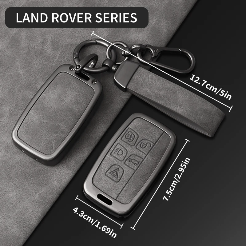 Autoschlüsselhülle für Land Rover Range Rover Evoque Sport Freelander Discovery Velar für Jaguar XE XF XJ – Detail 9