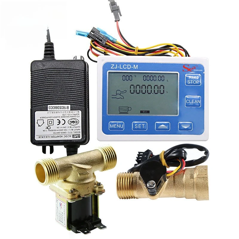 

Цифровой расходомер воды B8 с медным датчиком, интеллектуальный счетчик расхода воды для количественного учета