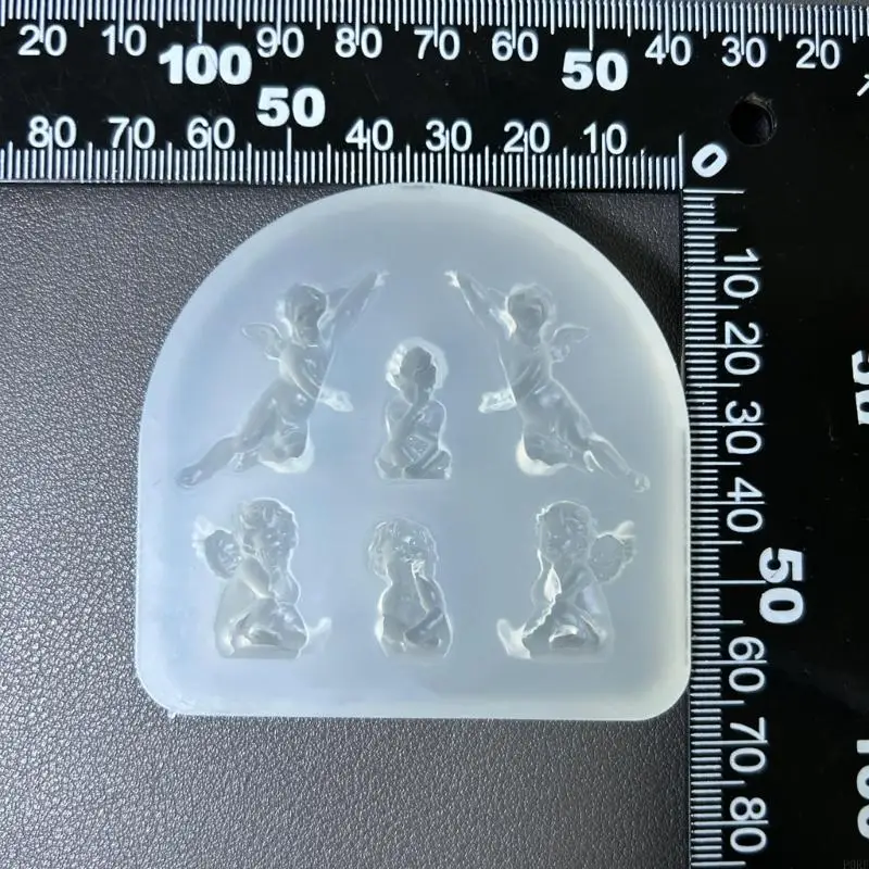 P0RF Multifuntional Silicone Mold Silicone Craft Molds Angel Art Decors