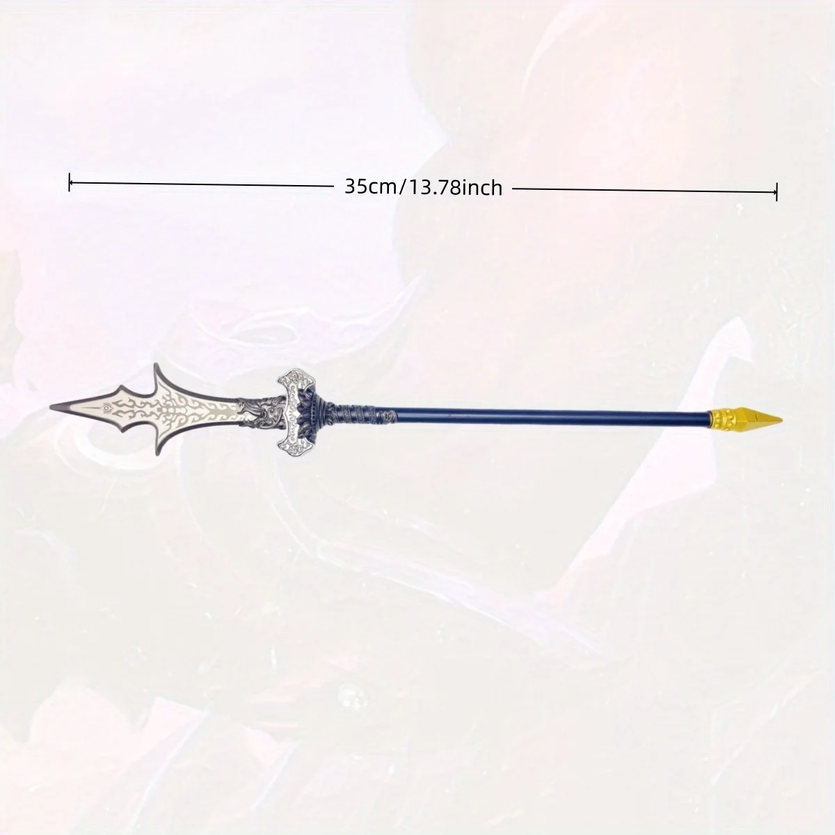 13.8 inch Zwarte Mythe Wukong Erlang Shen Metalen Katana Zwaard Ninja Mes Sabel Originele Samurai Sabel Cosplay Accessoires Prop Speelgoed