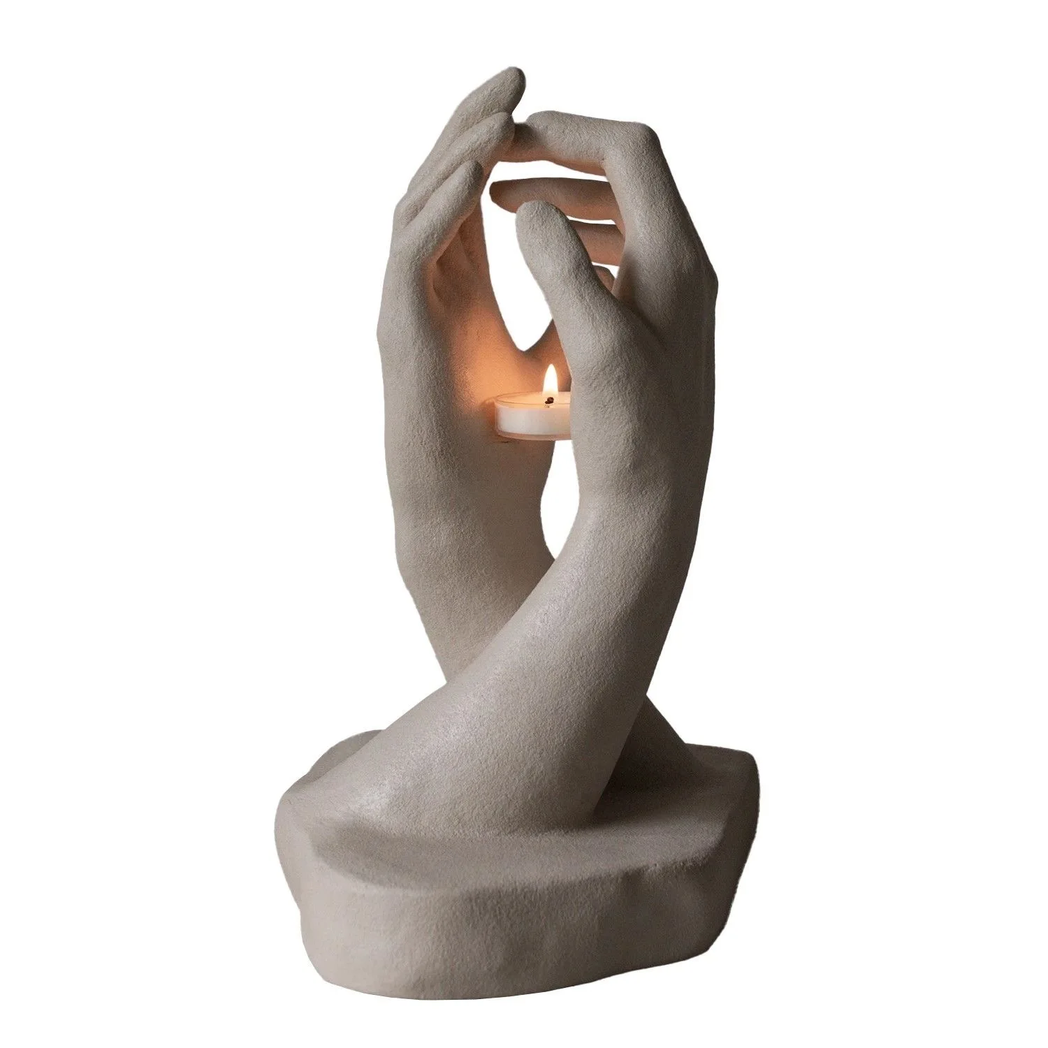 Nordic Staggered Hands Sculpture Ornaments Desktop Candlestick Home Statue Wine Cabinet Figurines Decor Handicraft Gift