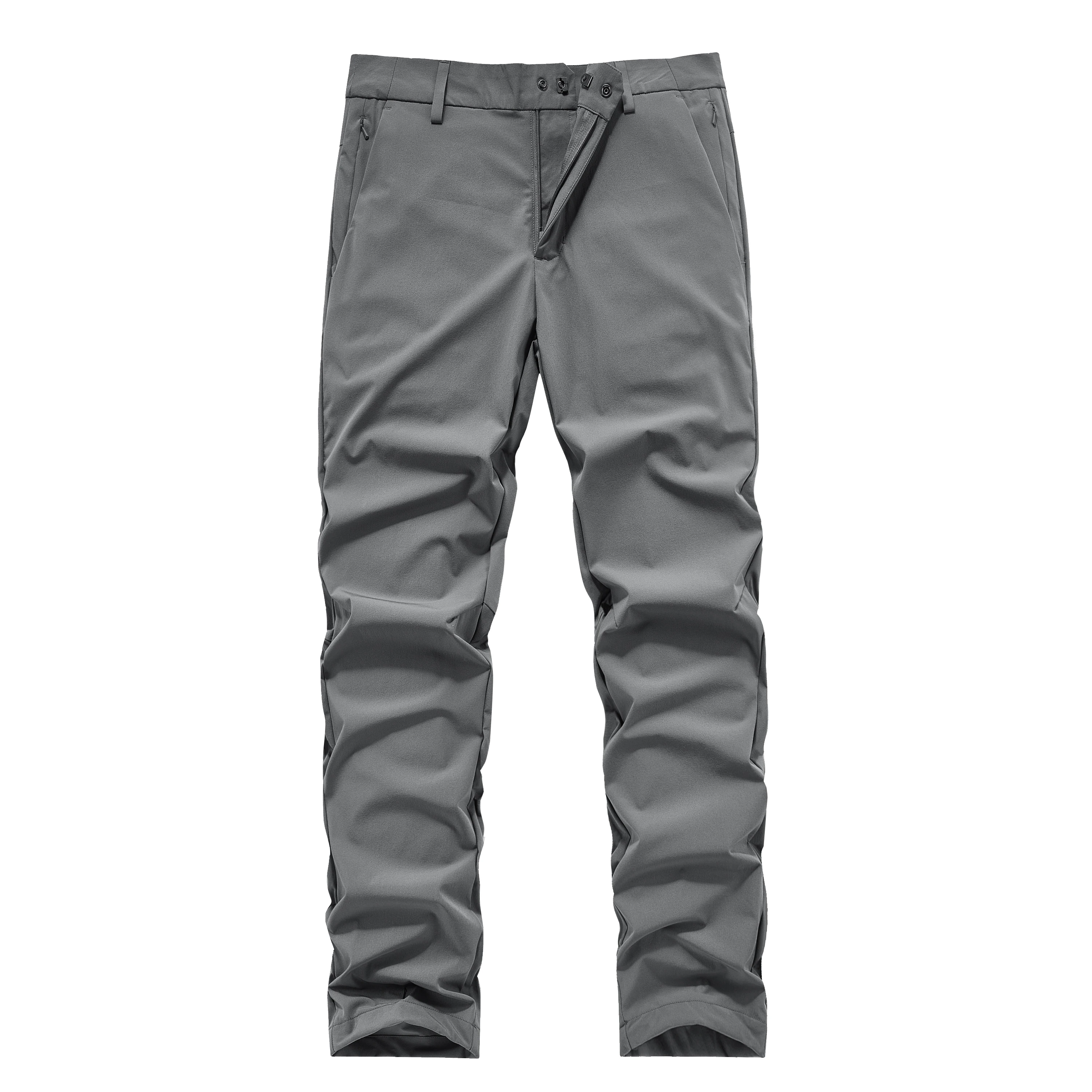 

Men Ice Silk Pants Male Elastic Casual Trousers Male Business Straight Leg Pants Summer Fashion Loose Formal Trouser Apparel