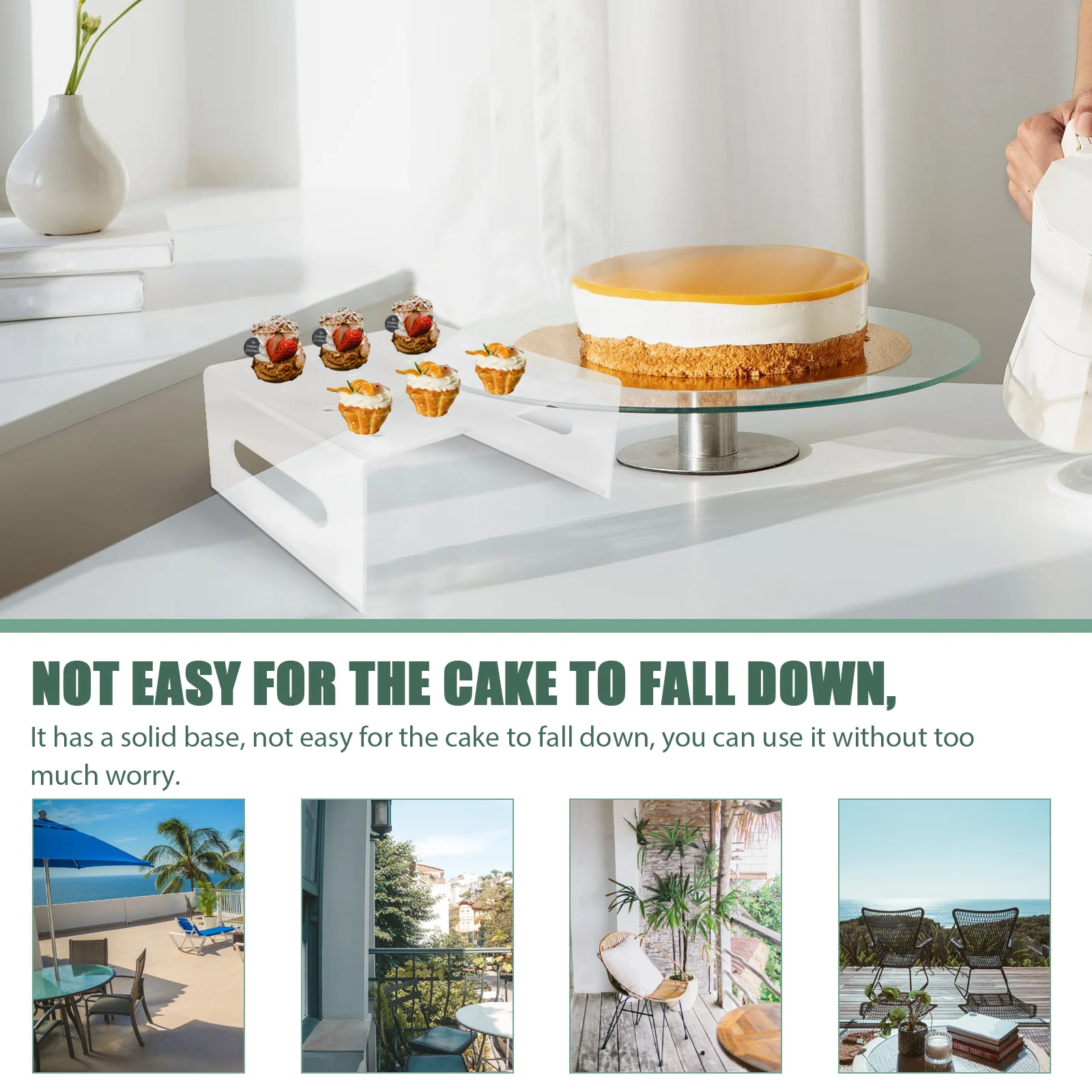 

1Pcs Acrylic Lollipop Stand 12-Hole Push Cake Holder Clear Display Platform for Birthday Wedding Dessert Serving Decorative Food