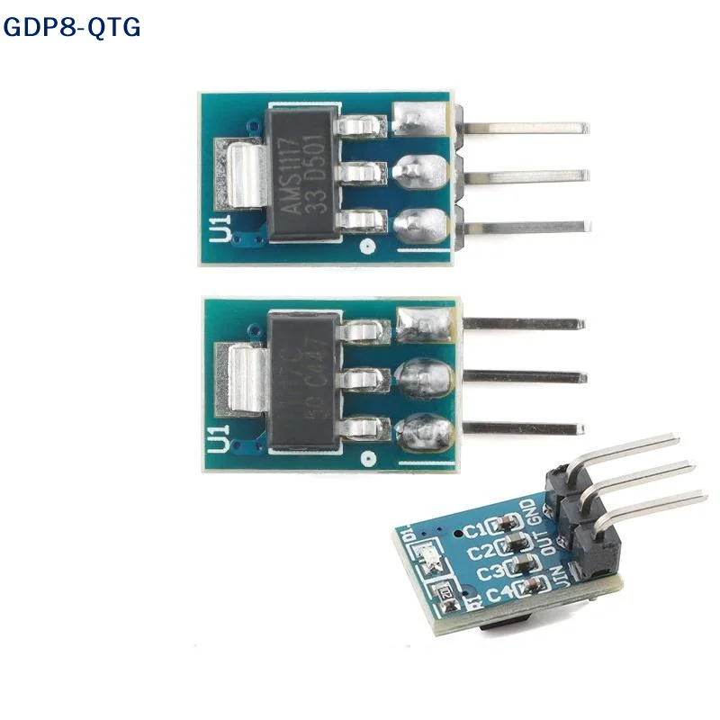 NEW 1/3/5Pcs AMS1117-3.3 LDO Linear Regulator Board 800mA AMS1117 3.3V Power Supply Module DIY Accessories