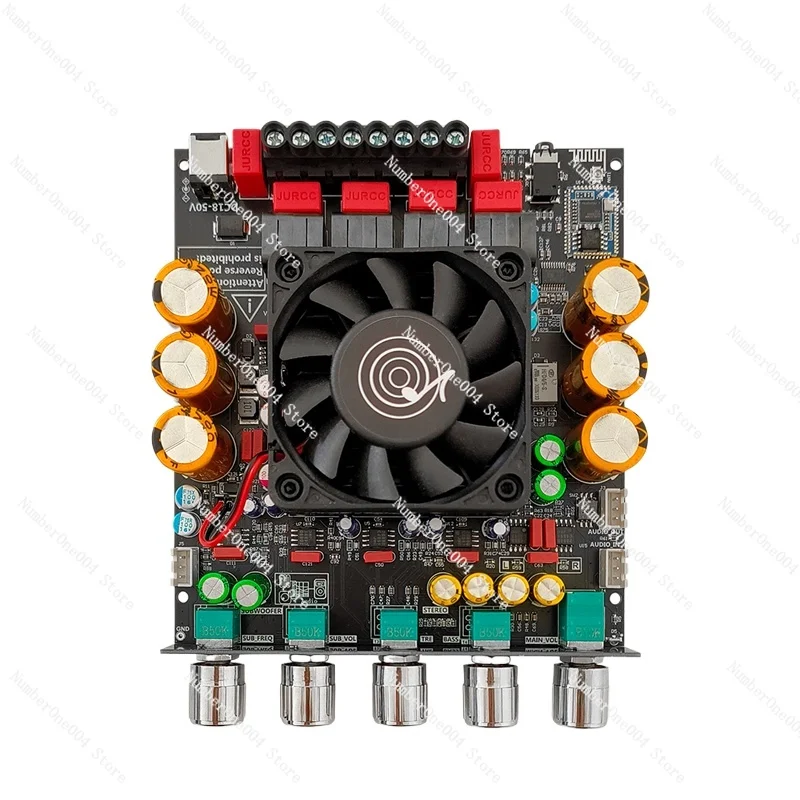 

ZK-APTX3 Qualcomm Bluetooth power amplifier board 2.1 channel 300W + 300W + 600W power amplifier chip TPA3255