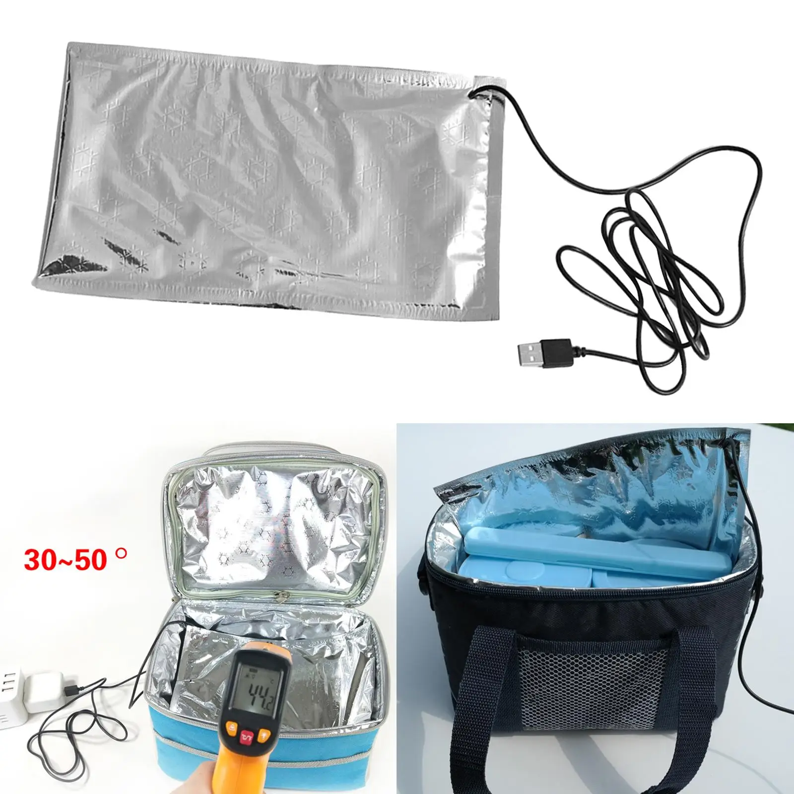 

USB Thermostat Preserving Plate for Lunch Bag Milk Lunch Box Bottle