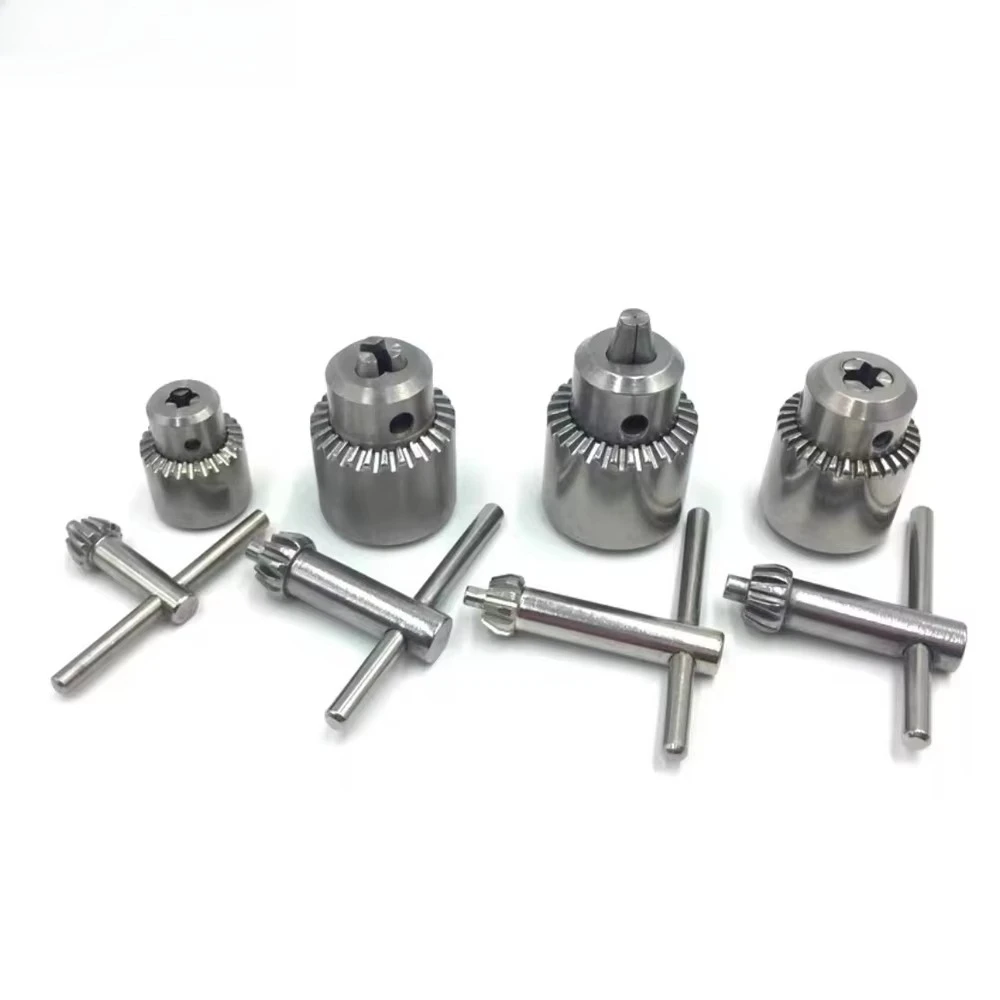 2026 new High Precision Keyed Drill Chuck 0.6-6 mm 3/8-24 UNF Stainless Steel for CNC Router for Milling Machine for Drill
