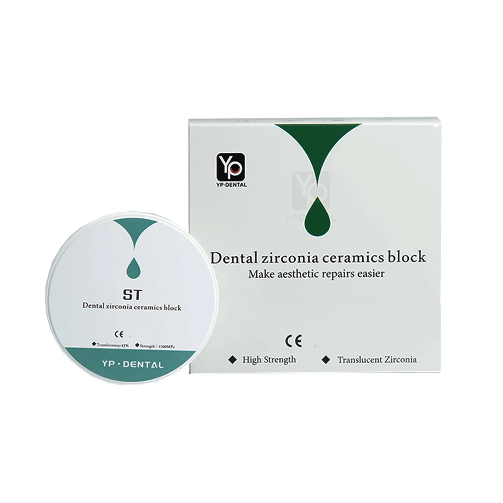 Factory Price 98mm Zircon Ht Dental Zirconia Blank Dental Lab Zirconia Block Materials