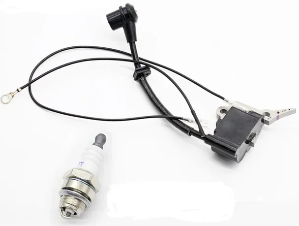 Ignition Coil Module Spark Plug Kit fit for Chinese Chainsaw 2500 25CC Zenoah G2500 TIMBERPRO LAWNFLITE Replacement Parts