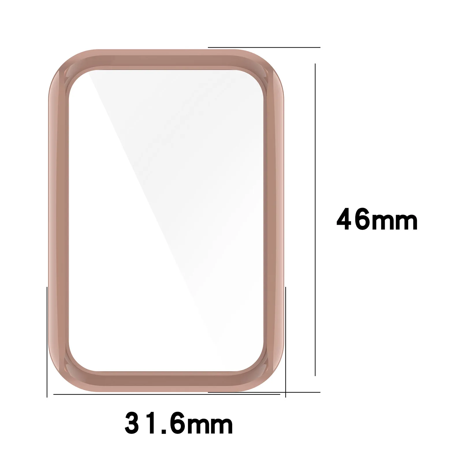 Tempered Glass Screen Protective Case Protector Film for OPPO Band 2 Full Protection Watch Case Cover for oppo band2 watch