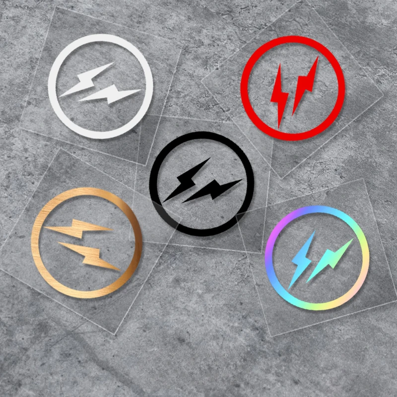 Lightning Motorcycle Stickers Waterproof for Helmet Scratch Cover Decor Scooter Accessories Motorbike DIY Durable Vinyl Decals