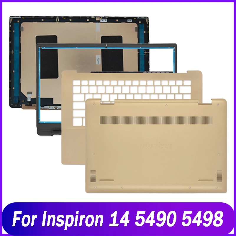 

Новая задняя крышка для ноутбука DELL Inspiron 14 5490 5498 Series, задняя крышка ЖК-дисплея, передняя панель, петли, Упор для рук, Верхняя Нижняя основание, искусственная кожа