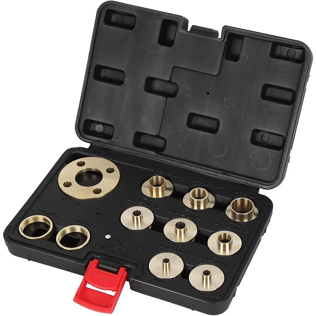 

11-Piece Bakelite Milling Pure Copper Bushing Woodworking Tools Maintenance Tools