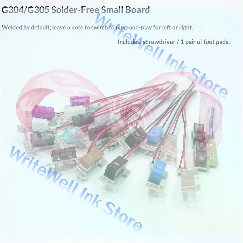 Hot Swap Mouse Button Board Micro Switches Replacement For G304 G305 Free Small Board For Mouse Repair Modification 2