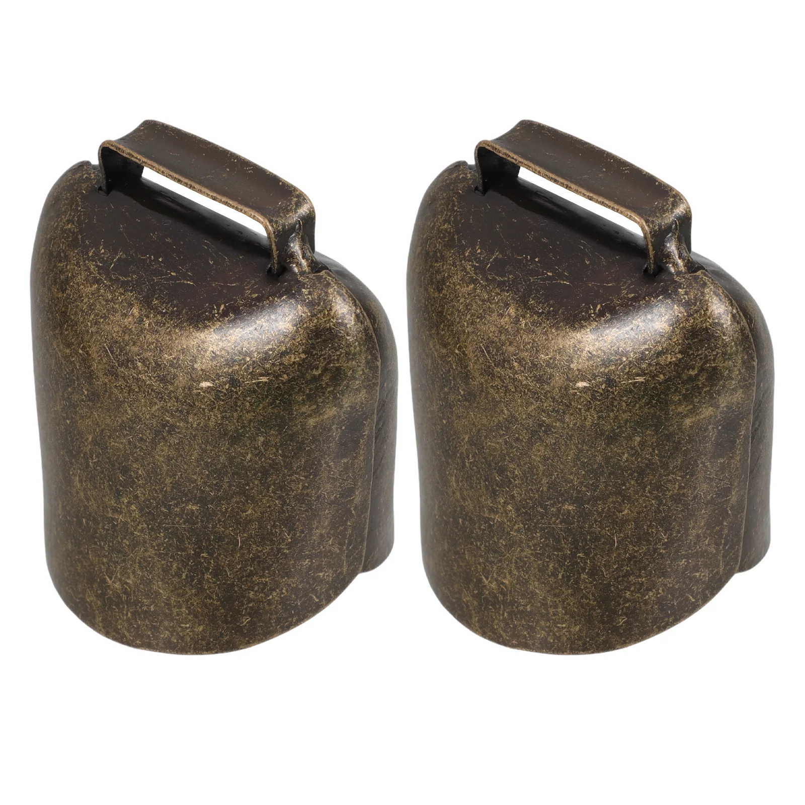 2 pcs Thickened Cow Sheep High-Quality Iron Animal Hanging Bell For Farming Livestock Anti-Lost Device Bell Decor For Horse Cow