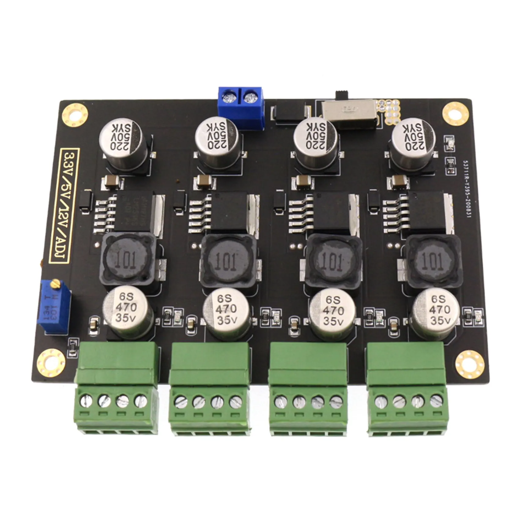 

LM2596 Switching Power Supply Multi Channel 3.3V/5V/12V/ADJ Adjustable Voltage Output Power Supply Module