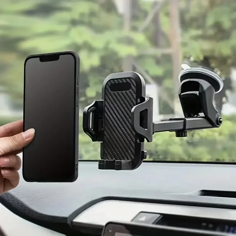 Universele autotelefoonhouder Stand Dashboard Auto Clip Mount GPS Displaybeugel Auto mobiele telefoon Ondersteuning voor iPhone Samsung Xiaomi