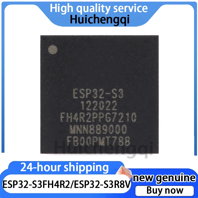 1PCS Original Genuine ESP32-S3FH4R2 ESP32-S3R8V QFN-56 Wi Fi+Bluetooth 5.0 Flash+2MB Dual Core MCU Chip