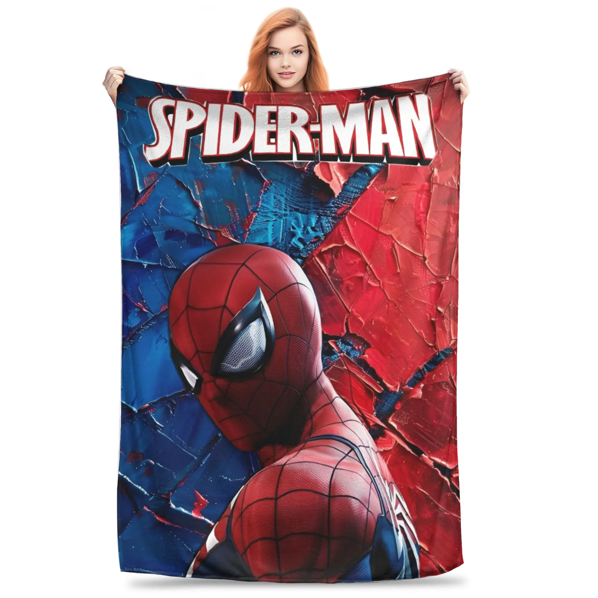 

Spider Man Super Hero Comic Accessories Blanket Ultra Soft Throw Blankets for Living Room 50x60 Inches Multi-size Bedspread