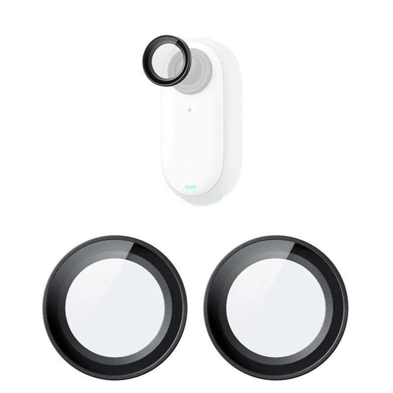 HOT-For Insta360 GO 3 Lens Protector Screw-Type Portable Off Anti-Fog Multifunction Translucent Coating Protection Lens