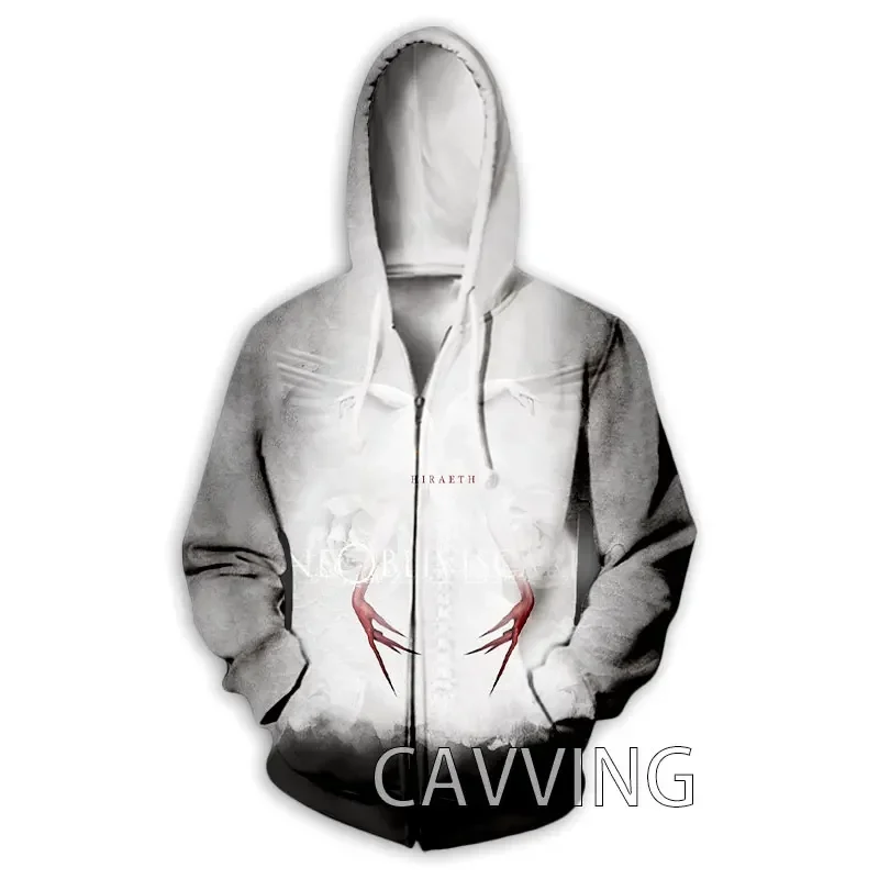 

New Fashion 3D Print NE OBLIVISCARIS Rock Zipper Hoodies Zip Up Hooded Sweatshirts Harajuku Hoodie Hip Hop Sweatshirts