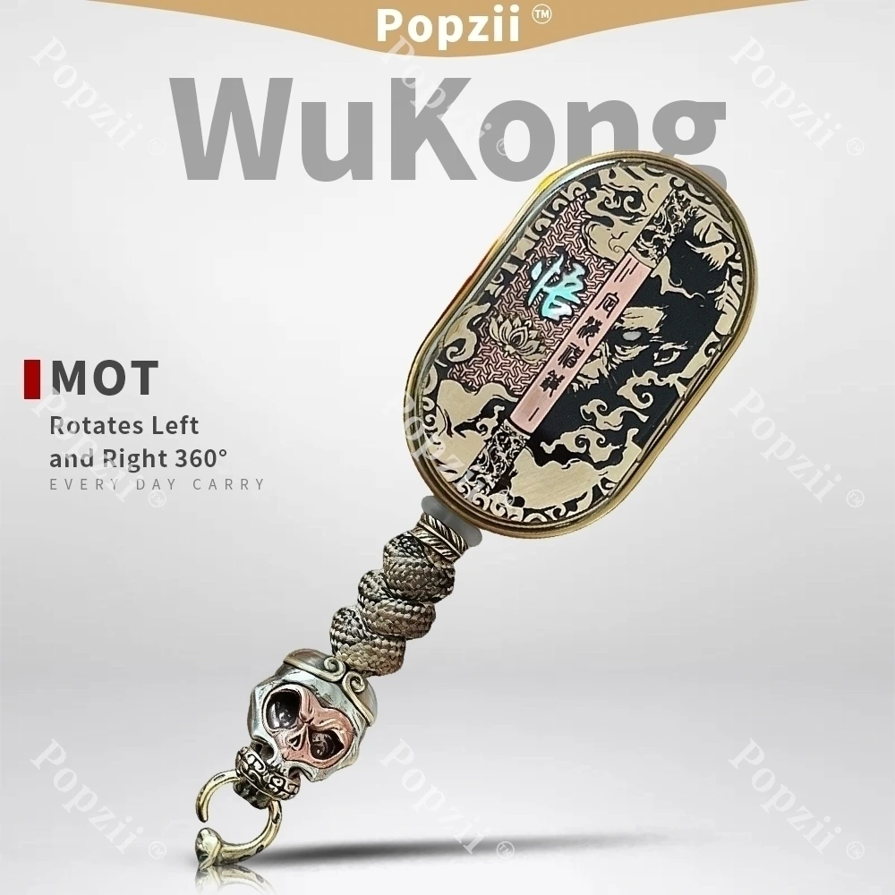 MOT EDC WuKong Coating Weaving Finished Products Limited Fidgeting Toys Mechanical Rotates Left And Right 360° Anxiety Toys