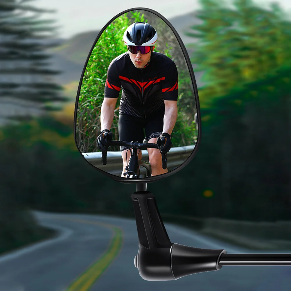 

Rear Mirror Premium Sturdy Adjustable 360 Degree Rotation Clear Wide View Cycling Riding Mirror Portable Lightweight