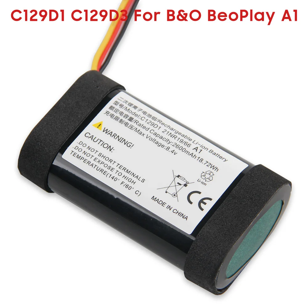 C129D1 C129D3 C406C2 Battery For B&O BeoPlay P6 A1 B&O BeoPlay A1 Gen2 2nd Gen