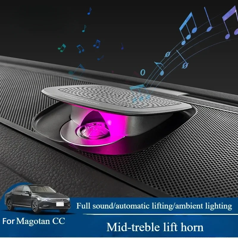 

For Volkswagen Magotan CC Weilan mid-lift tweeter upgrade, midrange speaker multi-color ambient lighting modification upgrade