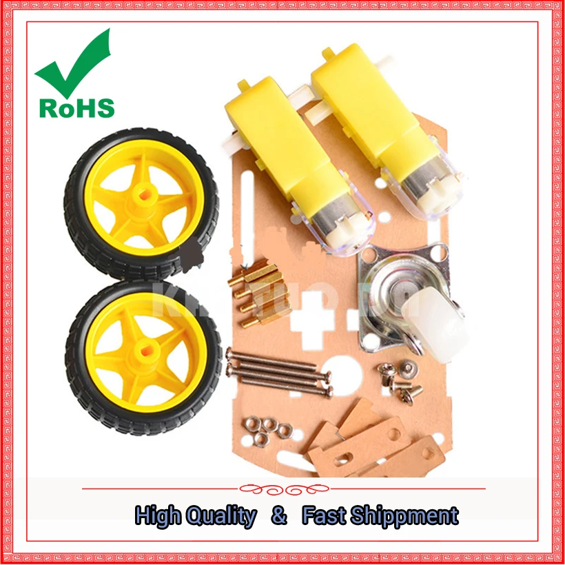 

Smart Chassis Chassis Mount Mini Mini Kit Torque Remote Control Two-wheel Drive Three-wheel Universal Gear Spare Parts X-0.15
