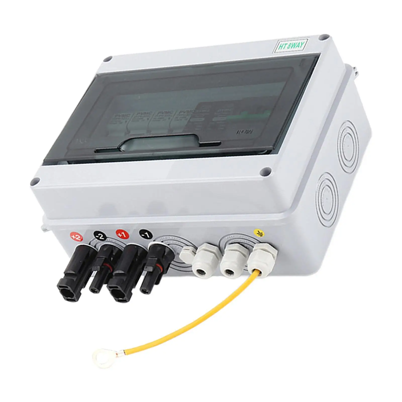 Solar Photovoltaic Combiner Box Dirt-proof 2 Input 1 Output for Car Industry