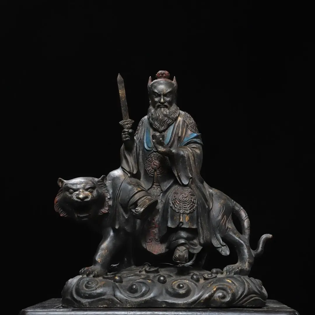 Copper Tuojin [Zhang Tianshi] Height 40 cm Width 33 cm Thickness 28 cm Weight 8.6 kg