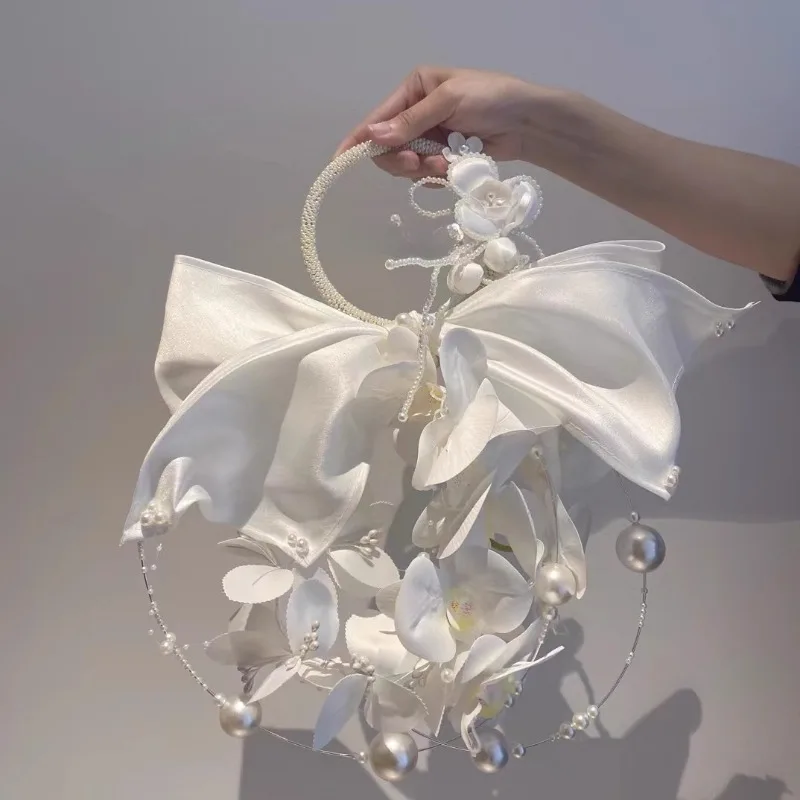 

Большой бант Hexiu Group Fan Свадебный веер для невесты Свадебный букет невесты Имитация цветка украшения para el hogar