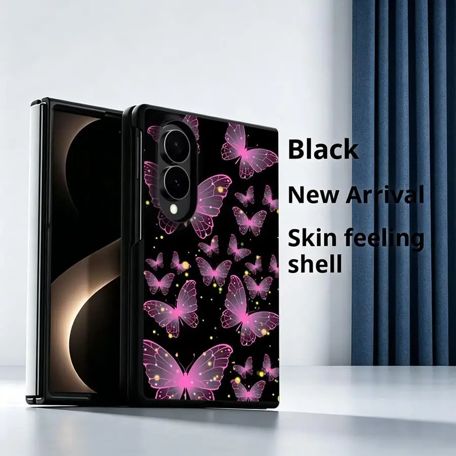 Luxury Phone Cover Case for Samsung Galaxy ZFold Wide ZFold8 Z Fold8 Wide Z Fold 8 Magic Butterfly