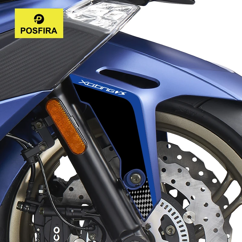 POSFIRA Motorcycle Front Fender Sticker Vinyl Decals for KYMCO Xciting VS 400 400VS 2026 Mudguard Decoration Accessories