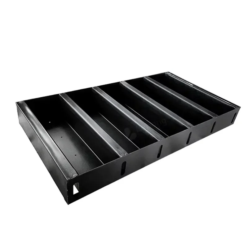 Custom Aluminum Steel Five Belt Bread Baking Pan Non Stick Coated Loaf Mold for Home Kitchen Bakery Tool Durable Bakeware