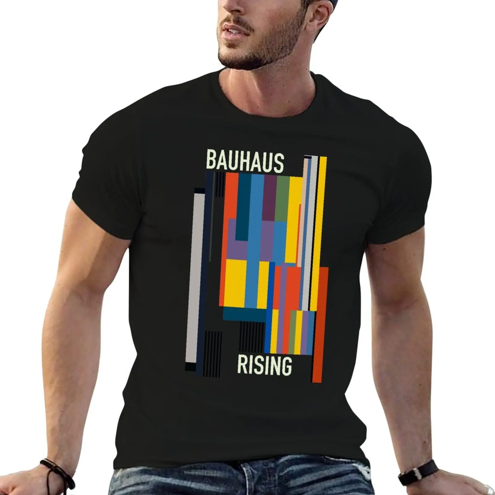 BAUHAUS RISING T-Shirt Basic All Season Solid T-Shirt