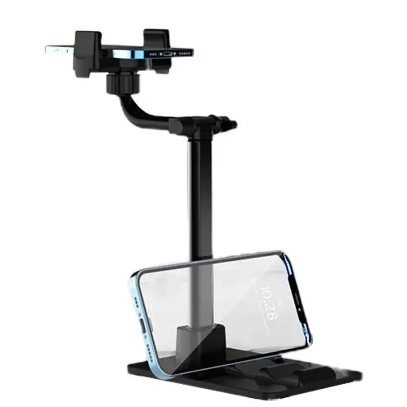 

Desktop Phone Stand Phone Mount Overhead Live Broadcast Stand Desk Accessories Aluminum Alloy Support Base For Phones Tablets