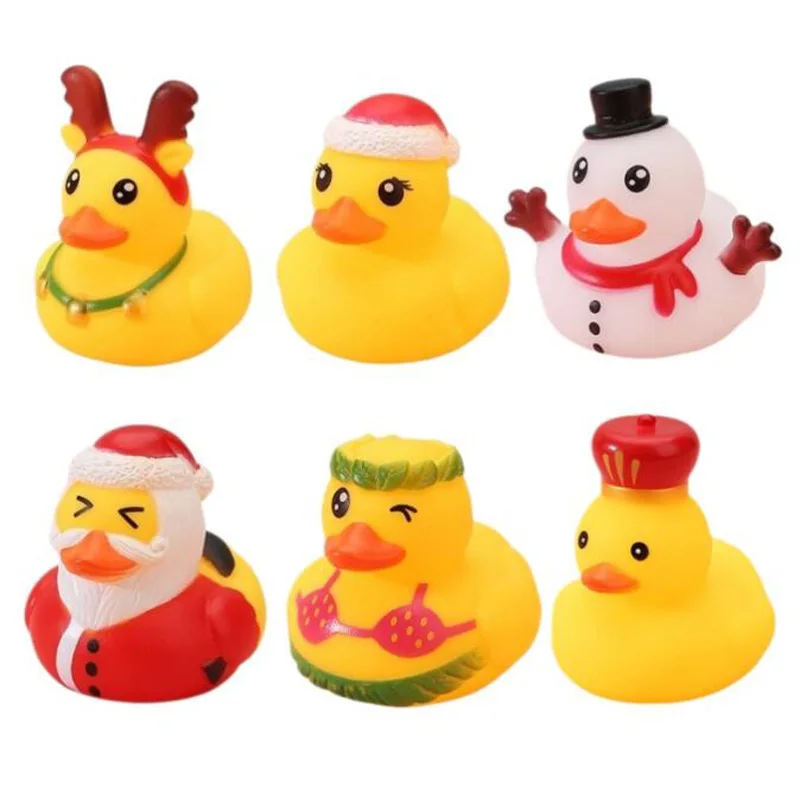 Pato de goma de juguete para niños, Duckies para baño, regalos de cumpleaños, Baby Showers, aulas, actividades de playa y piscina de verano, surtido