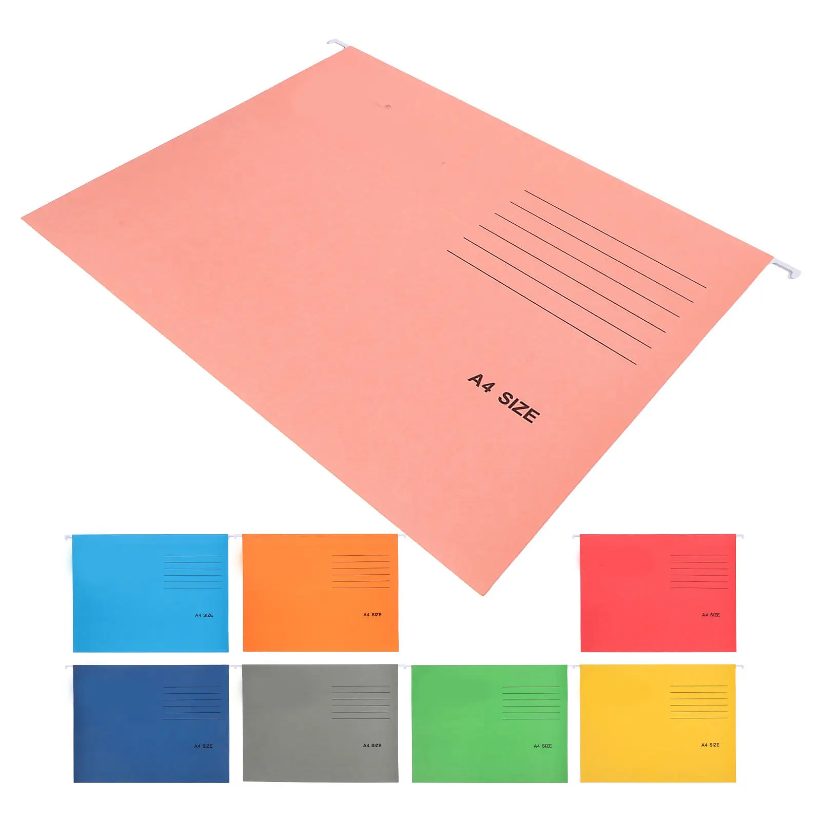 

8Pcs Hanging File Folders Stable Office Document Organizers Easy Filing Receipt Folder File Holder Portable Organizer