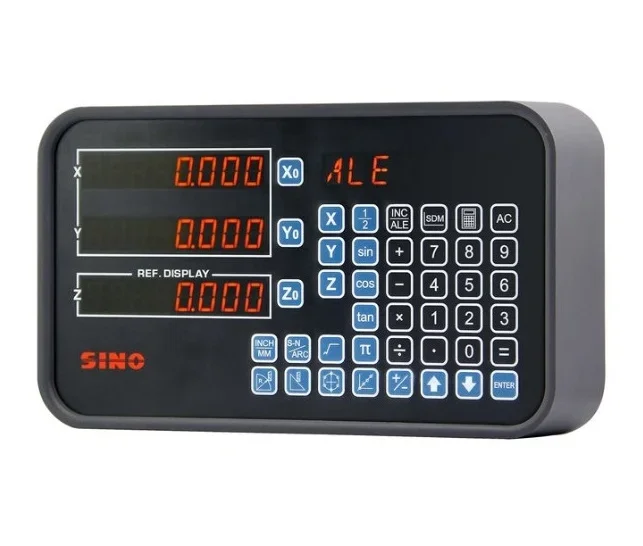 3 axis Dro Digital Readout SINO Metal And MK-500 Linear Scale Complete 3 Axis DRO Kit For Mill Or Lathe Machine