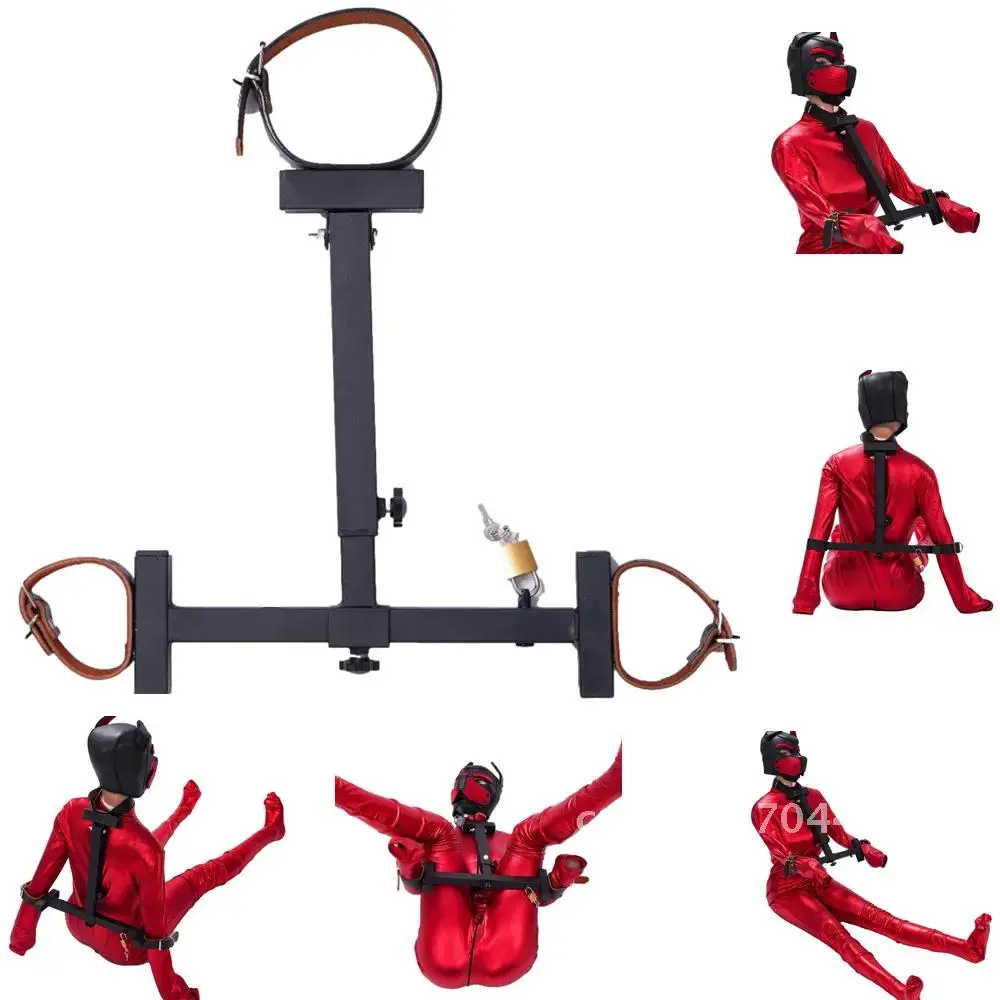 Erotic Supplies Slave Sex Toys for 18+ Adults Games Collar BDSM Bondage Gear Set Handcuffs Strap-on Tools Furniture Accessories