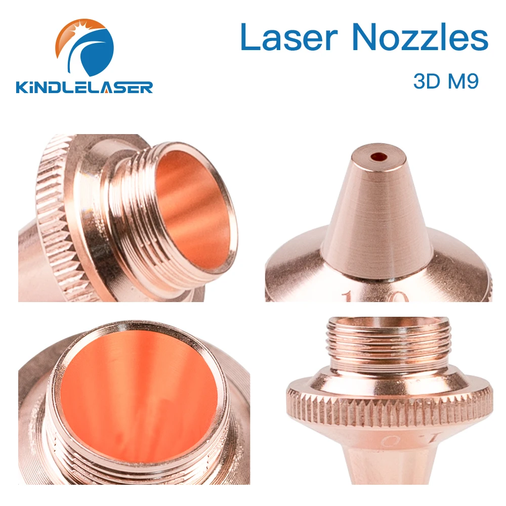 Ugello Laser in fibra 3D PRECITEC OEM KINDLELASER M9 D14.2mm H15.4mm per accessori per macchine da taglio Laser